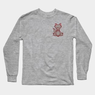 Wolf Animals Meditation Zen Buddhism Long Sleeve T-Shirt